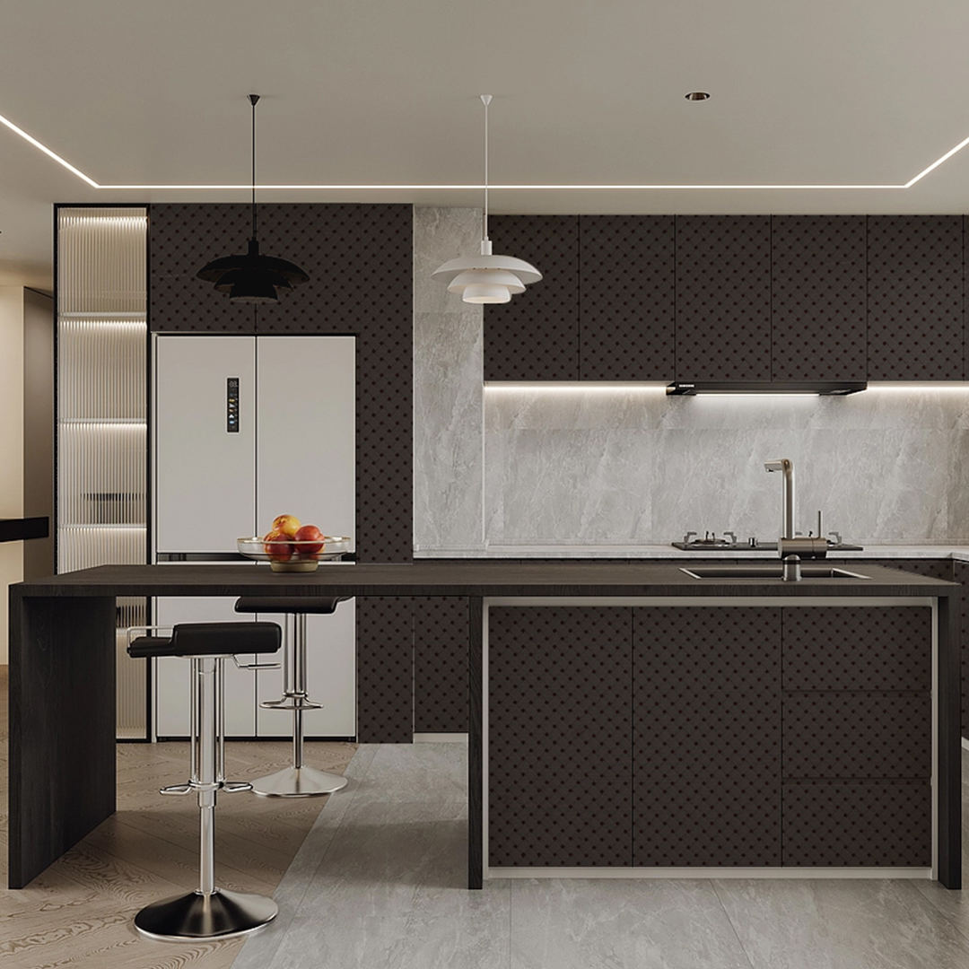 Tấm kết cấu dệt ZS34 - Tự nhiên